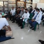 برگزاری دوره آموزش پايه احياء قلبي ريوي (CPR) در بيمارستان جنت شيراز
