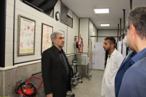 بازدید معاون درمان شرکت متد از درمانگاه شاهد تهران