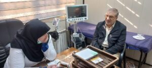 بازدید مدیرکل حراست از درمانگاه شاهد تهران