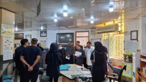 بازدید سر زده از بیمارستان بوستان اهواز توسط مدیران ارشد شرکت متد