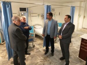 بازدید مدیرکل حراست شرکت متد از بیمارستان صدر