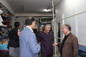 بازدید مشاور و رئیس دفتر حوزه ریاست از بخش های بازسازی شده بیمارستان روانپزشکی نیایش